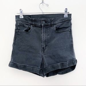 MONKI Asos Black Denim Jean Shorts Size 29